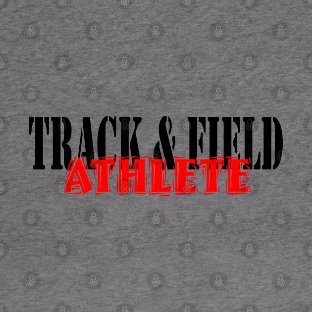 Track & Field Athlete by Woodys Designs